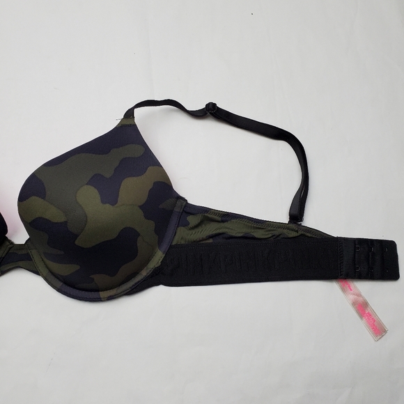 PINK Victoria's Secret Sexy Classic Camouflage Wear Everywhere Bra 34B - Picture 3 of 5